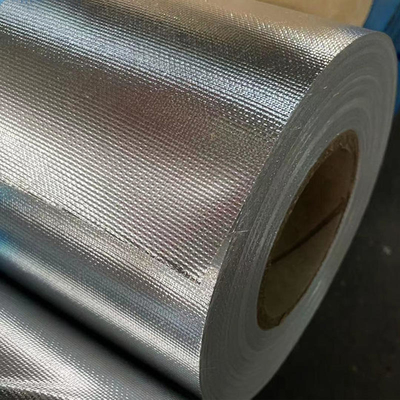 Tessuto in fibra di vetro con lamina di alluminio 460g/mq per isolamento termico