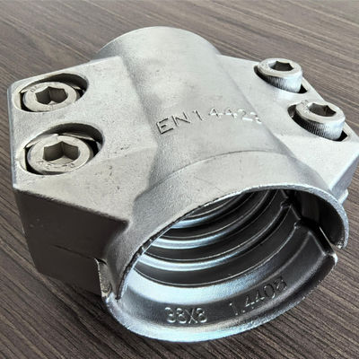 Fascette di sicurezza per raccordi per tubi flessibili con bullone e dado in acciaio inossidabile