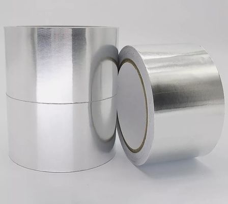 Adesivo 18N/25mm Adesione all'acciaio 45N/25mm Resistenza alla trazione Nastro adesivo in foglio di alluminio