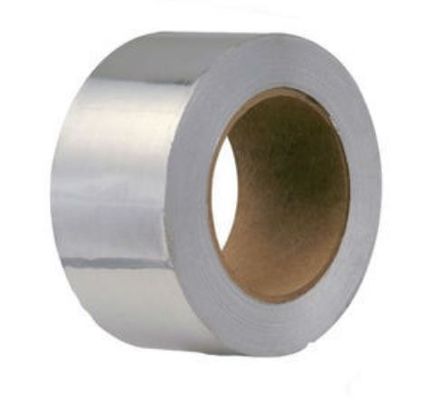 Industria HVAC Nastro adesivo in foglio di alluminio 50m Lunghezza 50/75/100mm Larghezza per l'unione e la sigillatura FSK