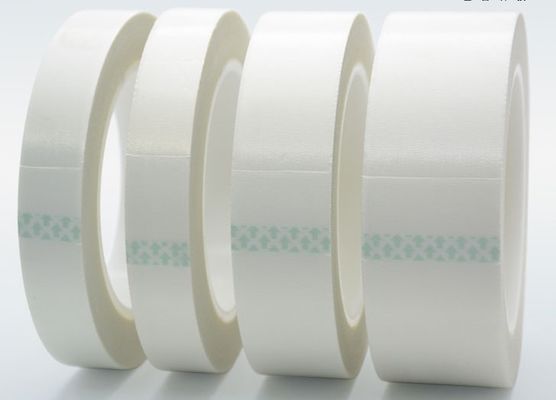 Nastro isolante adesivo bianco con temperatura di esercizio da -50°C a 180°C di classe H e materiale di supporto in tessuto di vetro in fibra E