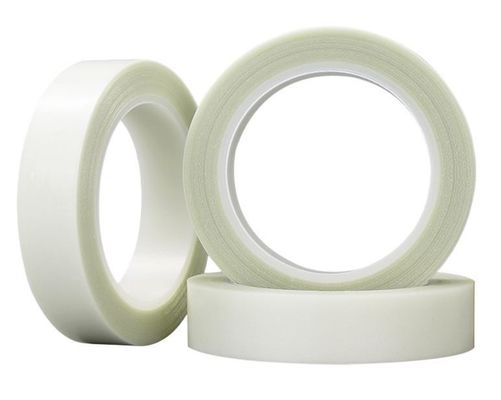 Nastro isolante adesivo bianco con temperatura di esercizio da -50°C a 180°C di classe H e materiale di supporto in tessuto di vetro in fibra E