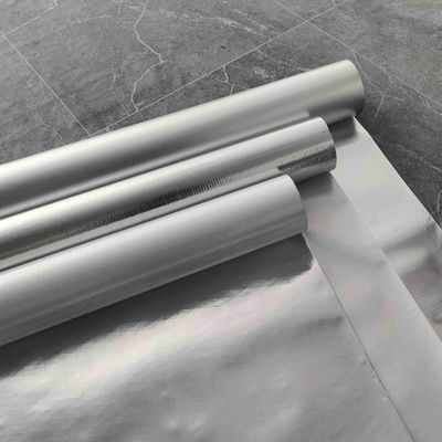 Tessuto in fibra di vetro con lamina di alluminio ignifuga ad alta resistenza allo strappo per lamina di alluminio da 7 micron, ecologico