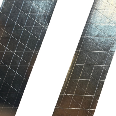 Nastro FSK di alta qualità/Nastro con rete e lamina con adesivo resina-gomma - Rete a 3 vie - 170 micron per isolamento HVAC e sigillatura industriale