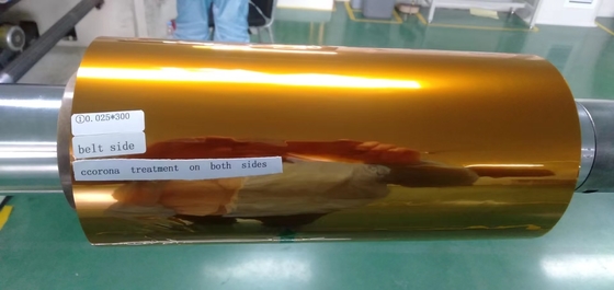 Film di poliammide trattato con corona a doppio lato certificato UL 12,5-125 μm