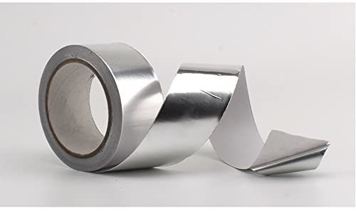 Nastro in alluminio di alta qualità con adesivo acrilico a solvente, spessore 80um, per applicazioni generiche di fissaggio, riparazione, sigillatura e mascheratura