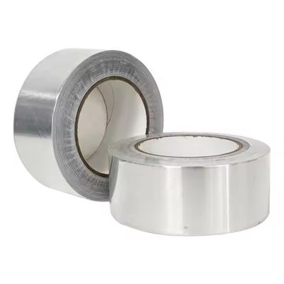 Nastro in alluminio di alta qualità con adesivo acrilico a solvente, spessore 80um, per applicazioni generiche di fissaggio, riparazione, sigillatura e mascheratura