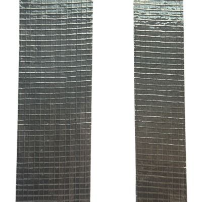 Nastro adesivo in alluminio di alta qualità con rinforzo in tessuto-adesivo gomma-resina, spessore 90um, resistenza alla trazione 120 N/25mm, per soluzioni di sigillatura