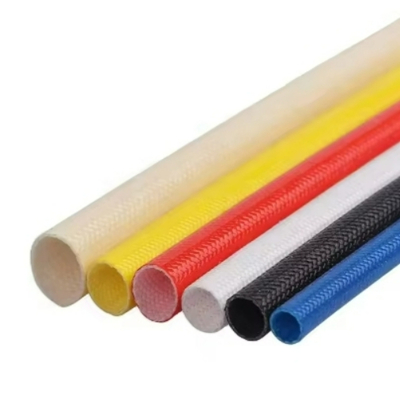 Sleeve di fibra di vetro industriale resistente al calore per ambienti elettrici esigenti