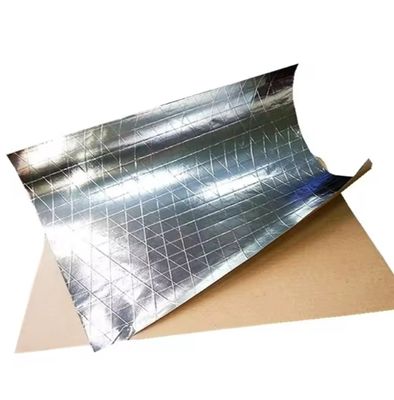Fogli di grado commerciale con 95 gsm di peso di base, 7 um di spessore del foglio e 60 gms di supporto carta Kraft