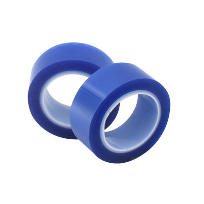 Nastro di tessuto in PET di colore blu Adesivi sensibili alla pressione di silicone di grado B