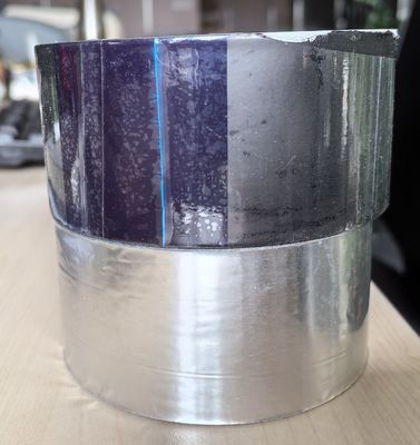 FSK Fabbricazione di condotte e di tubi con nastro di foglio di alluminio nero con adesivo acrilico solvente